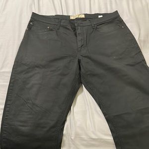 Faded black jeans